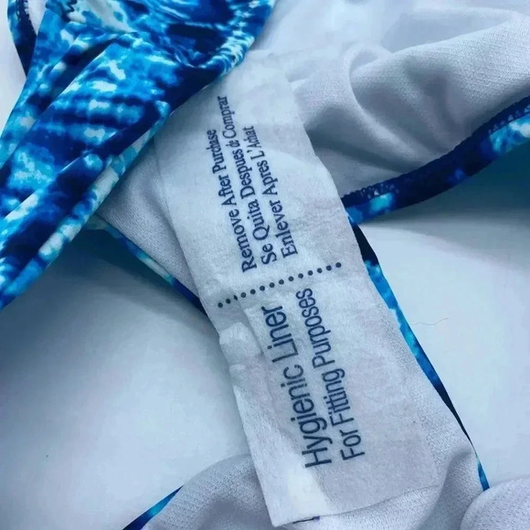 NWT Leilani blue tie dye swimsuit bottom size 16 - Picture 7 of 8